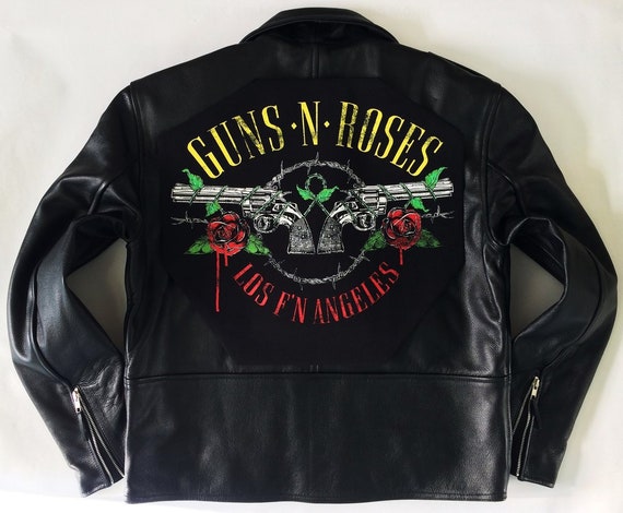 Metalworks Guns N' Roses 'Pistols' Leren Jas | Etsy Metalworks Guns N' Roses '85' leren jas | Etsy