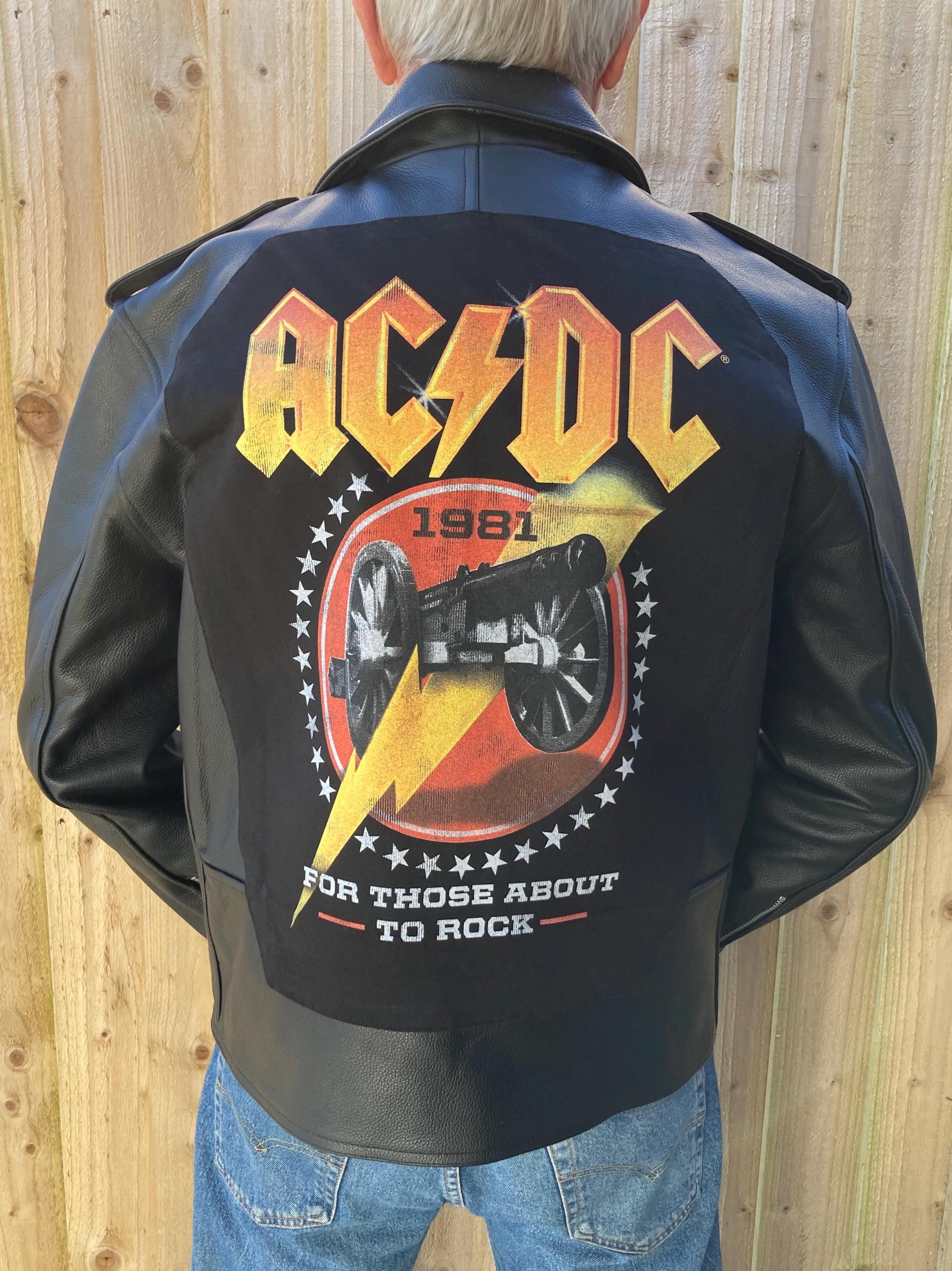 Acdc Leather Jacket - Etsy