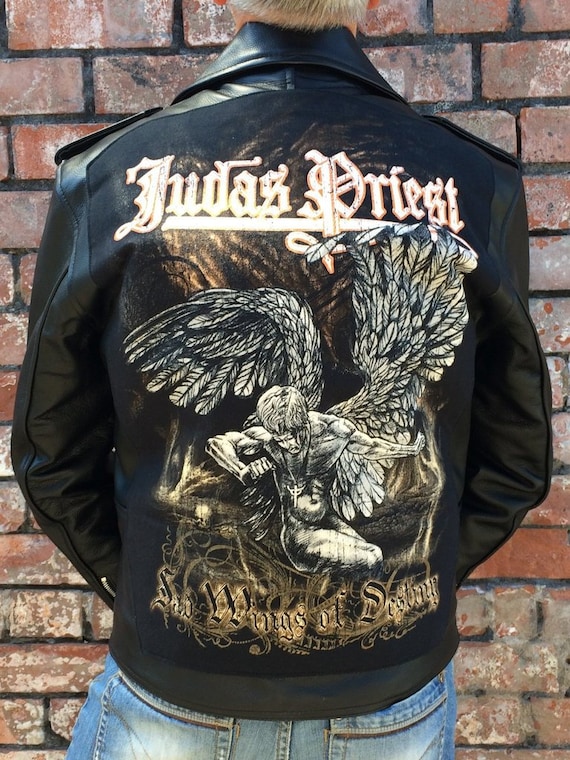 judas priest jeans jacke judas priest jeans jacke