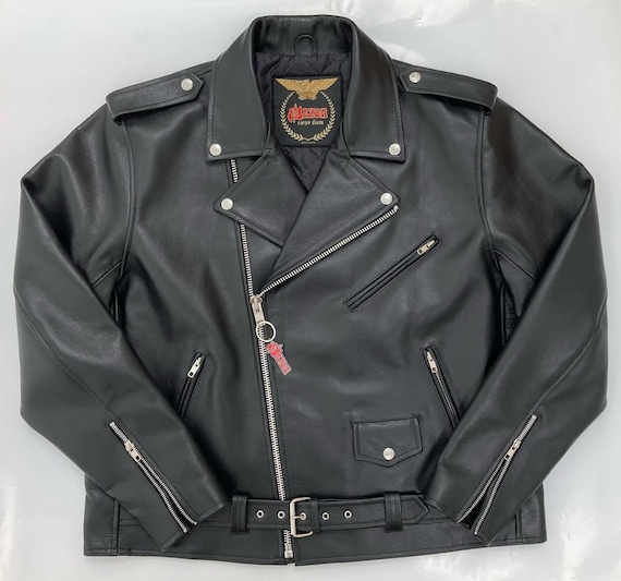 Metalworks Saxon 'call to Arms' Leather Jacket - Etsy