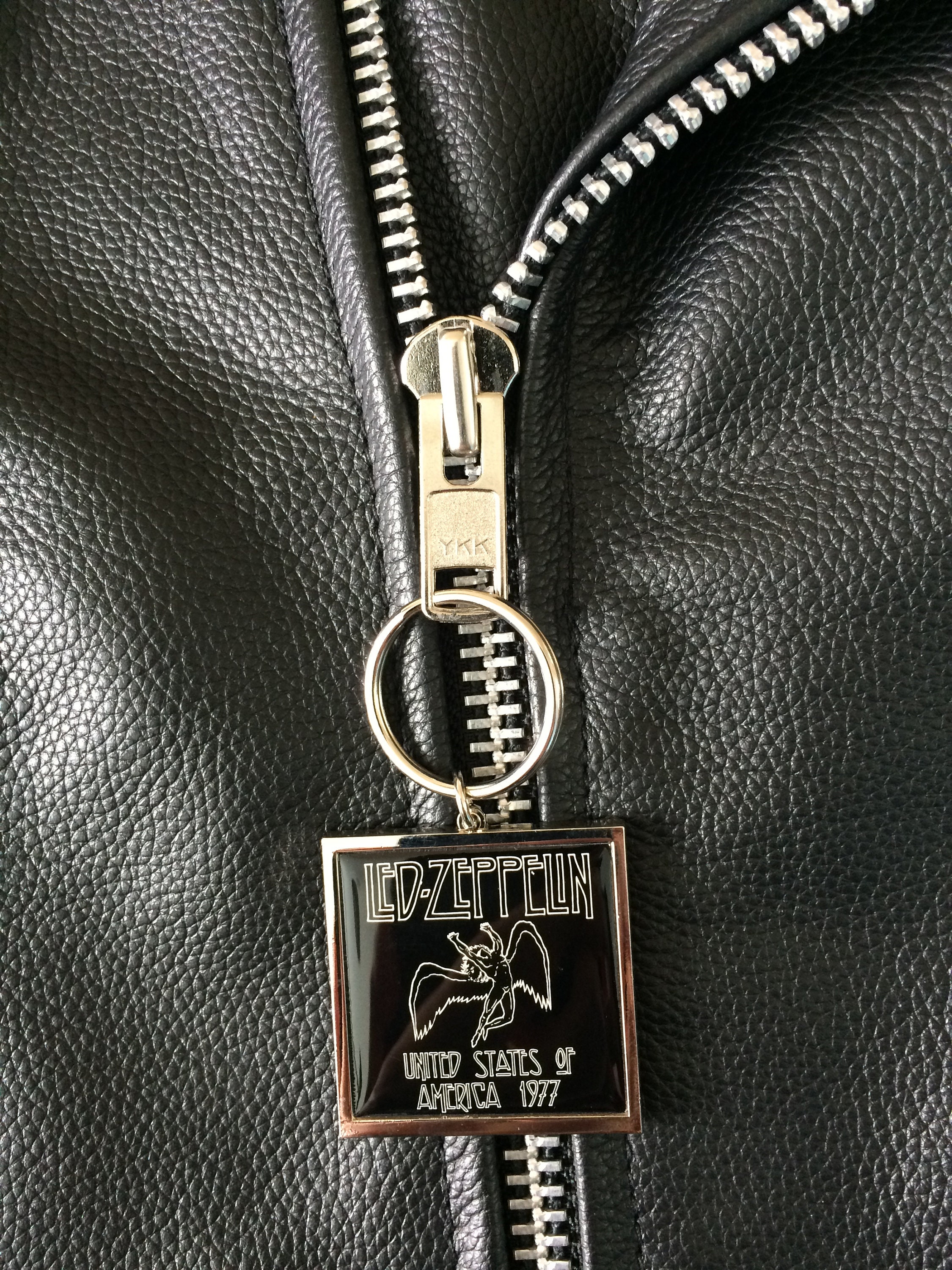 Metalworks Led Zeppelin 'USA 77' Leather Jacket - Etsy