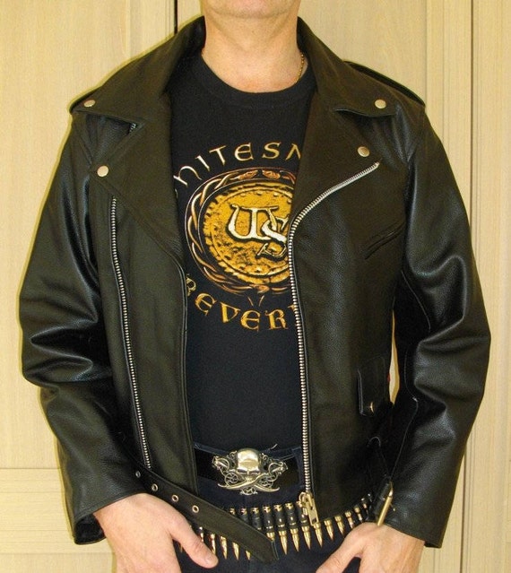 Metalworks Motorhead 'Iron Fist' Leather Jacket