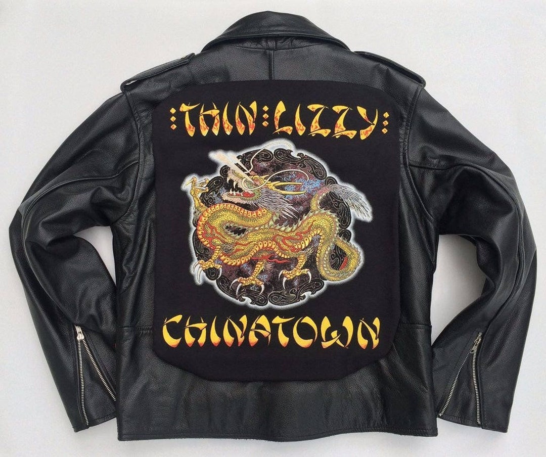 Metalworks Thin Lizzy 'chinatown' Leather Jacket - Etsy