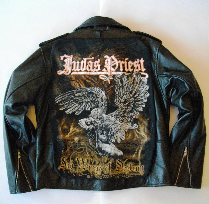 Metalworks Judas Priest 'sad Wings of Destiny' Leather Jacket - Etsy UK