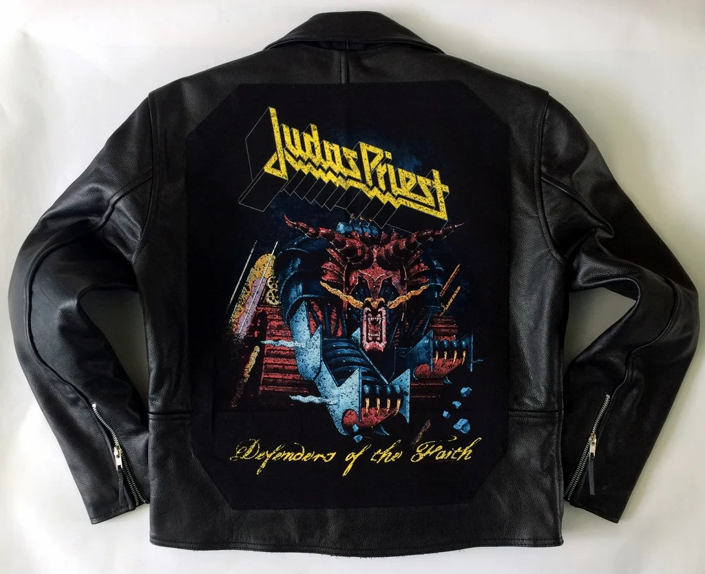 Metalworks Judas Priest 'defenders of the Faith' Leather Jacket - Etsy
