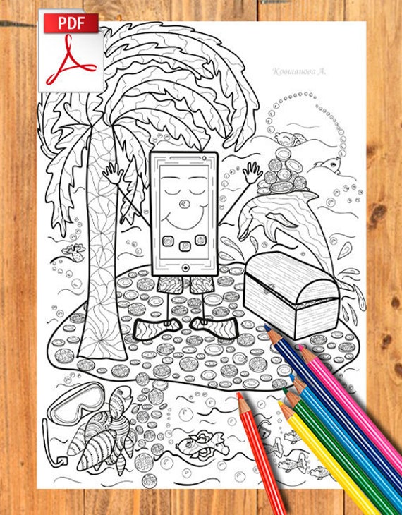 Download Adult Coloring Book Printableadult Coloring Page Etsy