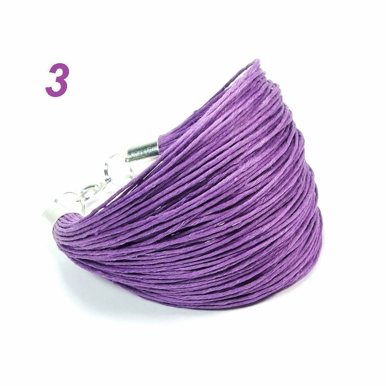 choose your color simple raw bracelet Organic with purple natural linen cord bracelet gift for vegan women women eco jewellery