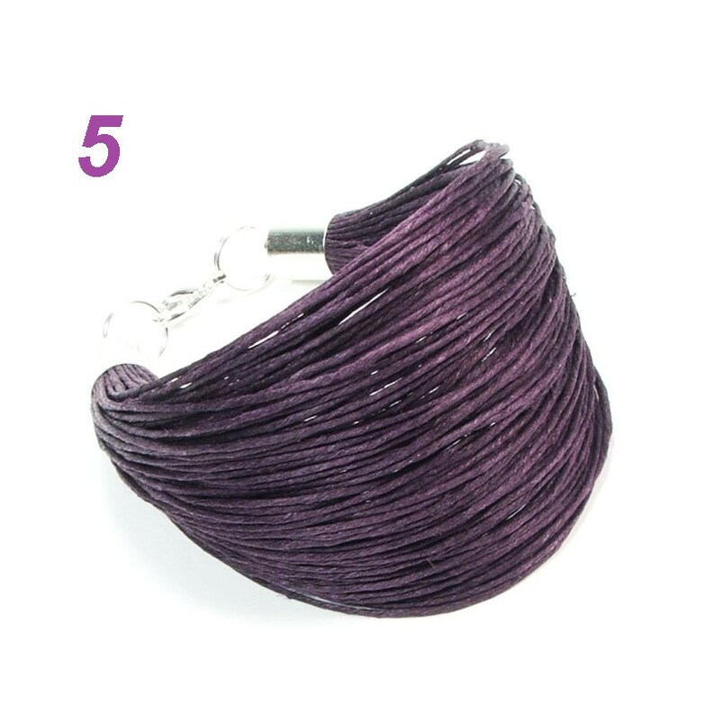 choose your color simple raw bracelet Organic with purple natural linen cord bracelet gift for vegan women women eco jewellery