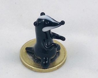 Dachs mini - Glasfigur - Glasfiguren
