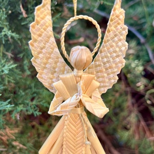 Angels made of straw - Christmas angels - Christmas tree decorations - Guardian angels - Christmas decorations