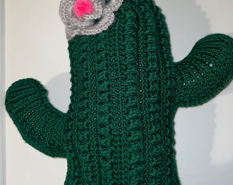 Crochet Cactus Cushion