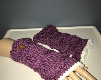 Crochet Fingerless Gloves