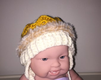 Crochet Crown Baby Hat