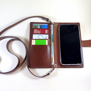 leather iphone purse