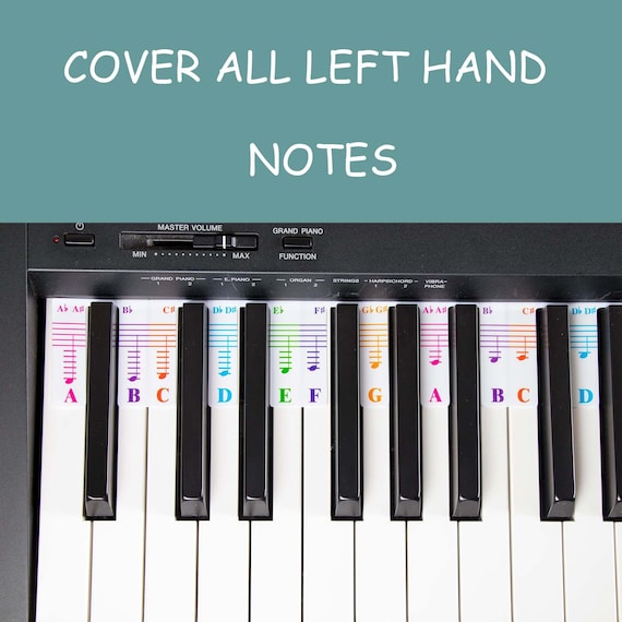 Autocollants pour notes de musique pour piano, accessoires de