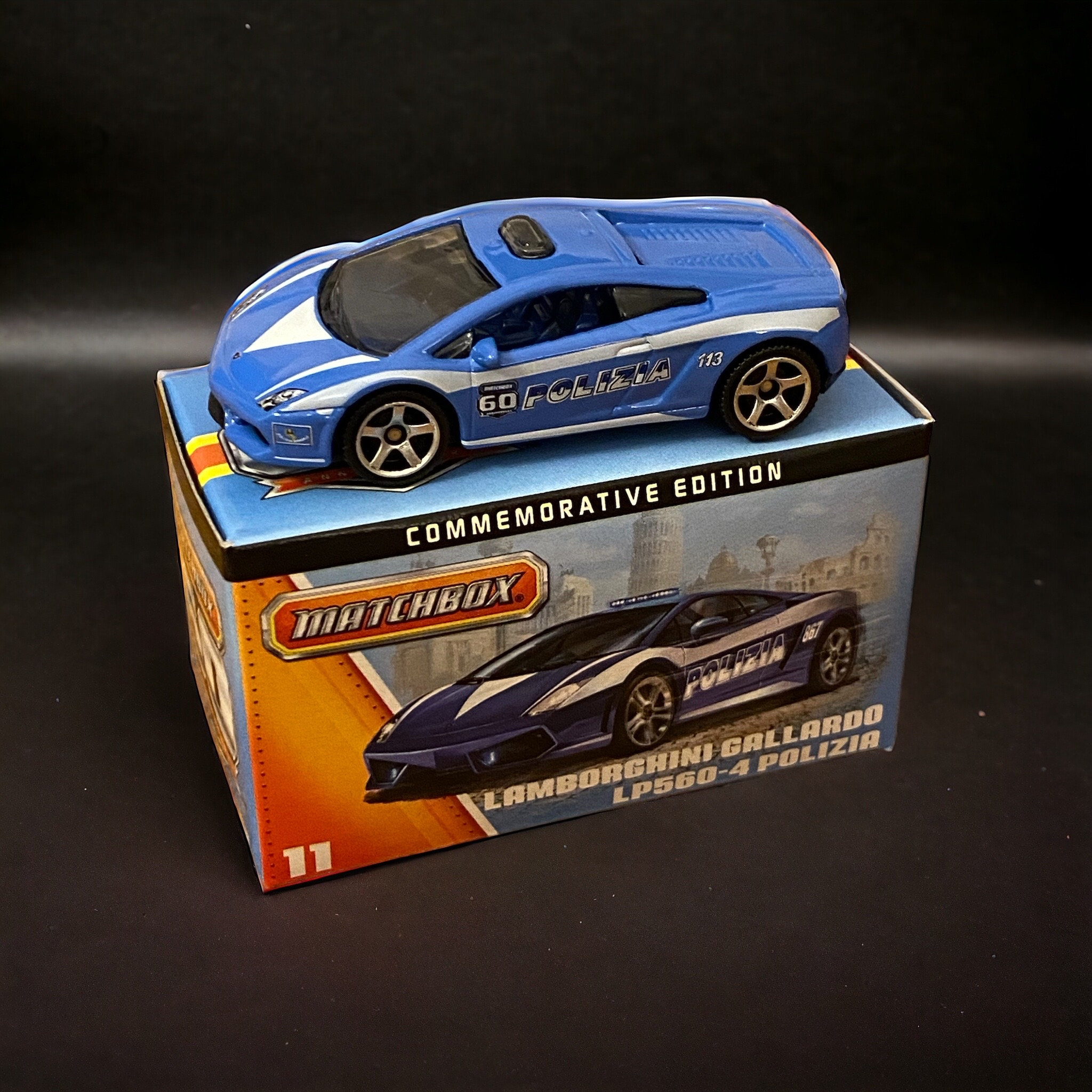 Lamborghini Gallardo LP560 4 Polizia Matchbox 60th Anniversary