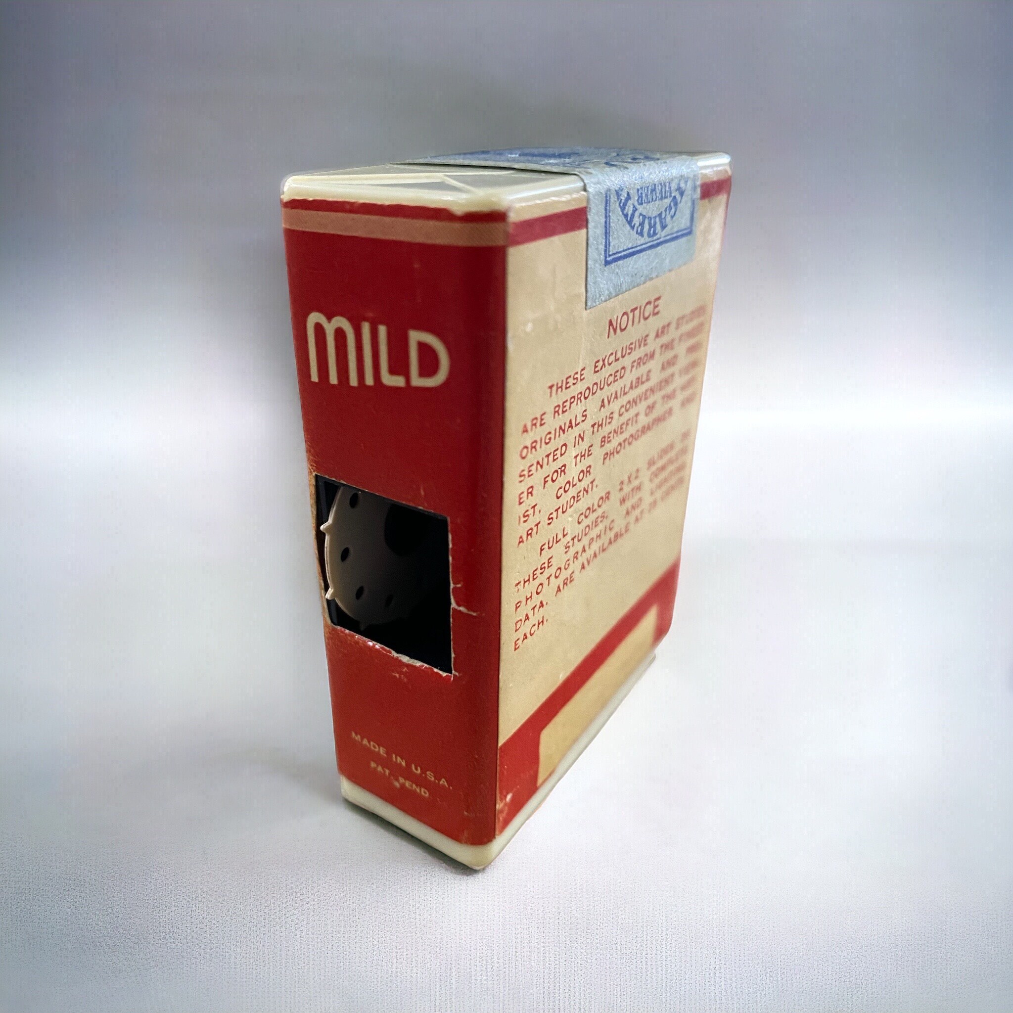 Vintage Peep Show Nude Women Cigarette Viewer Mild Spin Dial to See