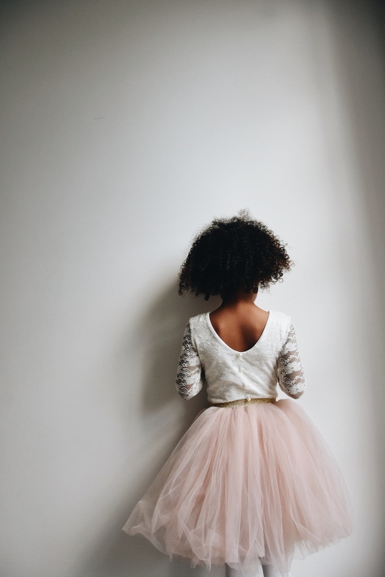 Handmade Sheer Long Sleeve Lace Pearl Button Leotard Flower Etsy