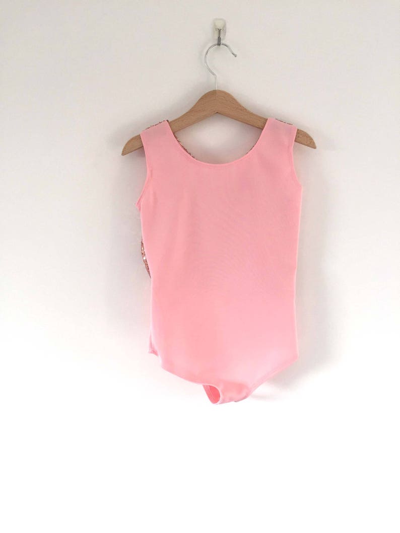 Sequin flower girl ballet leotard