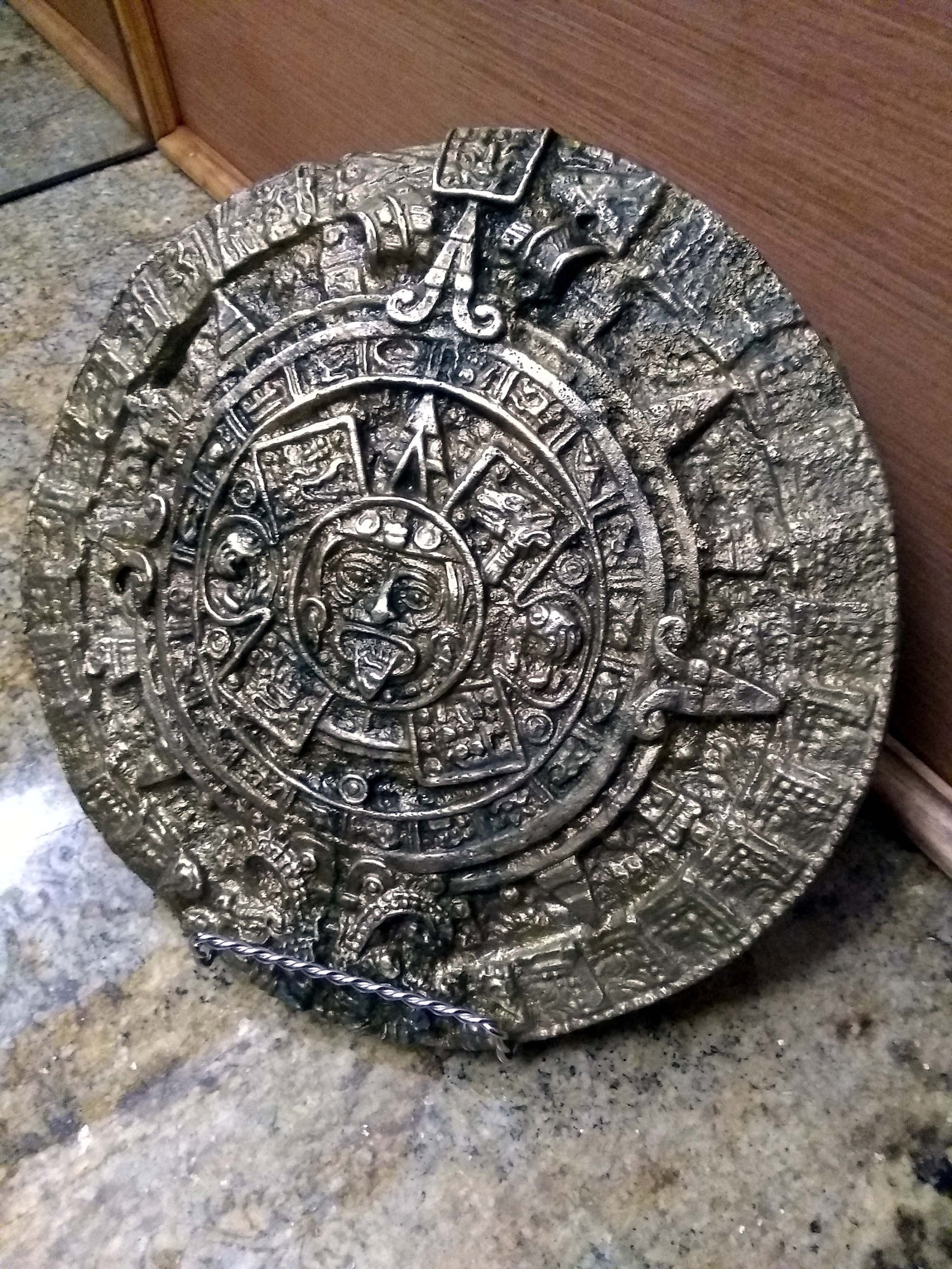 Solid Copper Cast Mayan Calendar Aztec Calendar Etsy