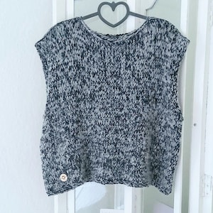 Wool/Alpaca/Silk: Hand-knitted sweater/pullover, fluffy, light, color selection