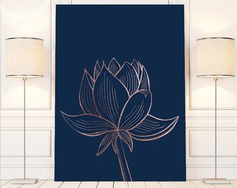 lotus nursery prints