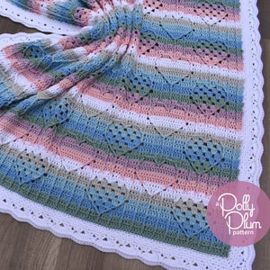 Crochet Pattern - I Heart Granny - Crochet Pattern - Baby Blanket