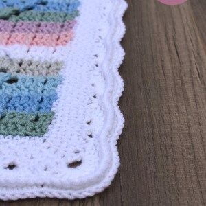 Crochet Pattern - I Heart Granny - Crochet Pattern - Baby Blanket image 4
