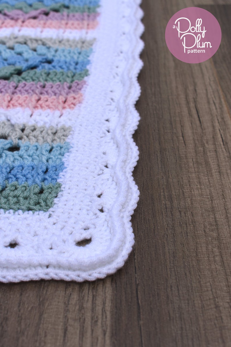 Crochet Pattern - I Heart Granny - Crochet Pattern - Baby Blanket image 4