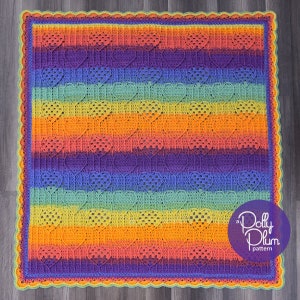 Crochet Pattern - I Heart Granny - Crochet Pattern - Baby Blanket image 6