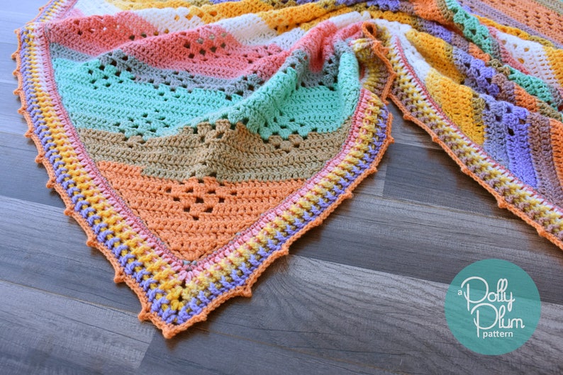 Crochet Pattern Granny in the Sky with Diamonds Crochet Pattern Baby Blanket image 10