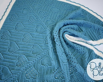 Crochet Pattern - I Heart Granny Squared - Crochet Afghan Pattern