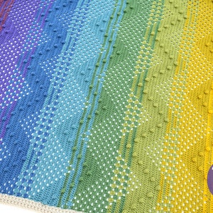 Crochet Pattern - Rebel Ripple - Crochet Afghan Pattern