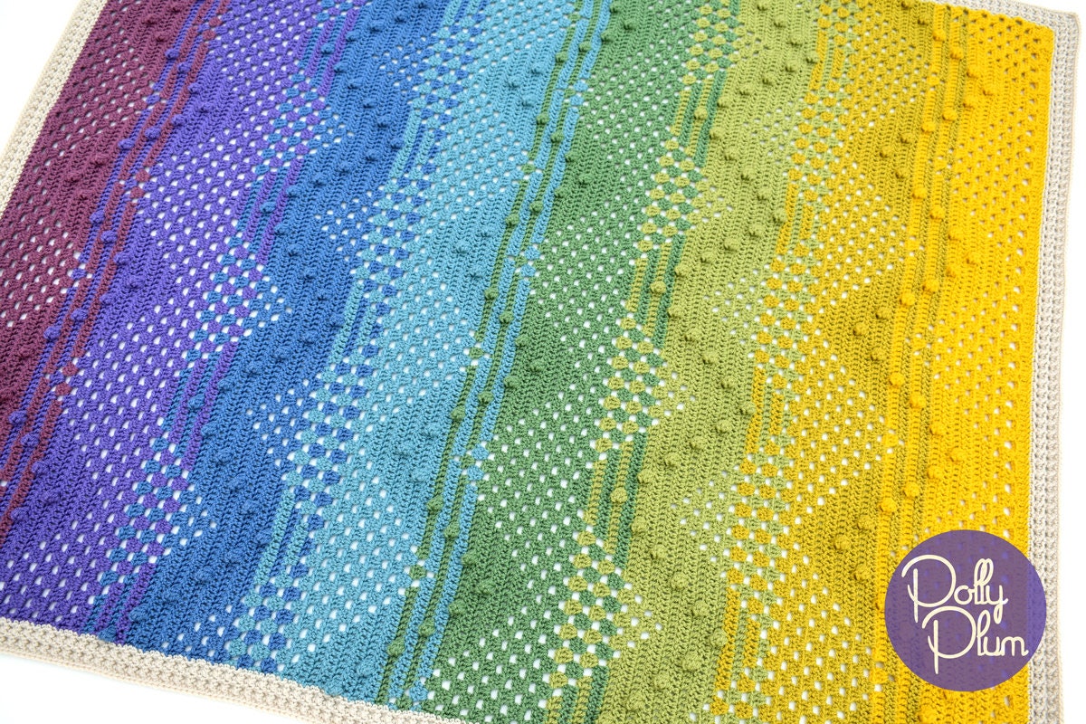 Crochet Pattern Rebel Ripple Crochet Afghan Pattern Etsy Canada
