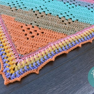 Crochet Pattern Granny in the Sky with Diamonds Crochet Pattern Baby Blanket image 8