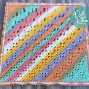 Crochet Pattern Granny in the Sky with Diamonds Crochet Pattern Baby Blanket image 6