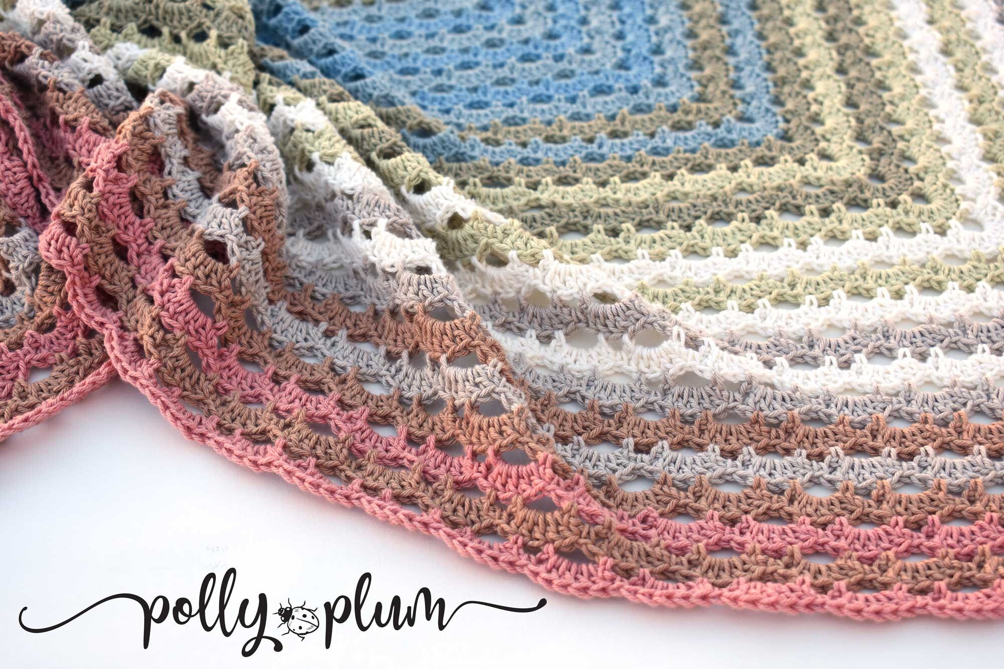 Crochet Pattern - Rio Arriba Triangle Shawl - Shell Stitch Easy - Etsy