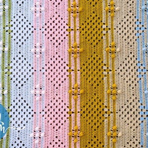 Crochet Pattern - Two for Tea - Crochet Afghan Pattern by Polly Plum