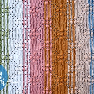 Crochet Pattern - Tea for Two - Crochet Afghan Pattern by Polly Plum