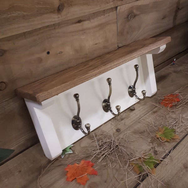 Coat Hooks With Shelf Etsy UK