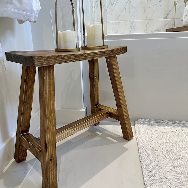 Milkmaid Stool | Rustic Wooden Milking Stool | Milking stool | Bathroom Stool