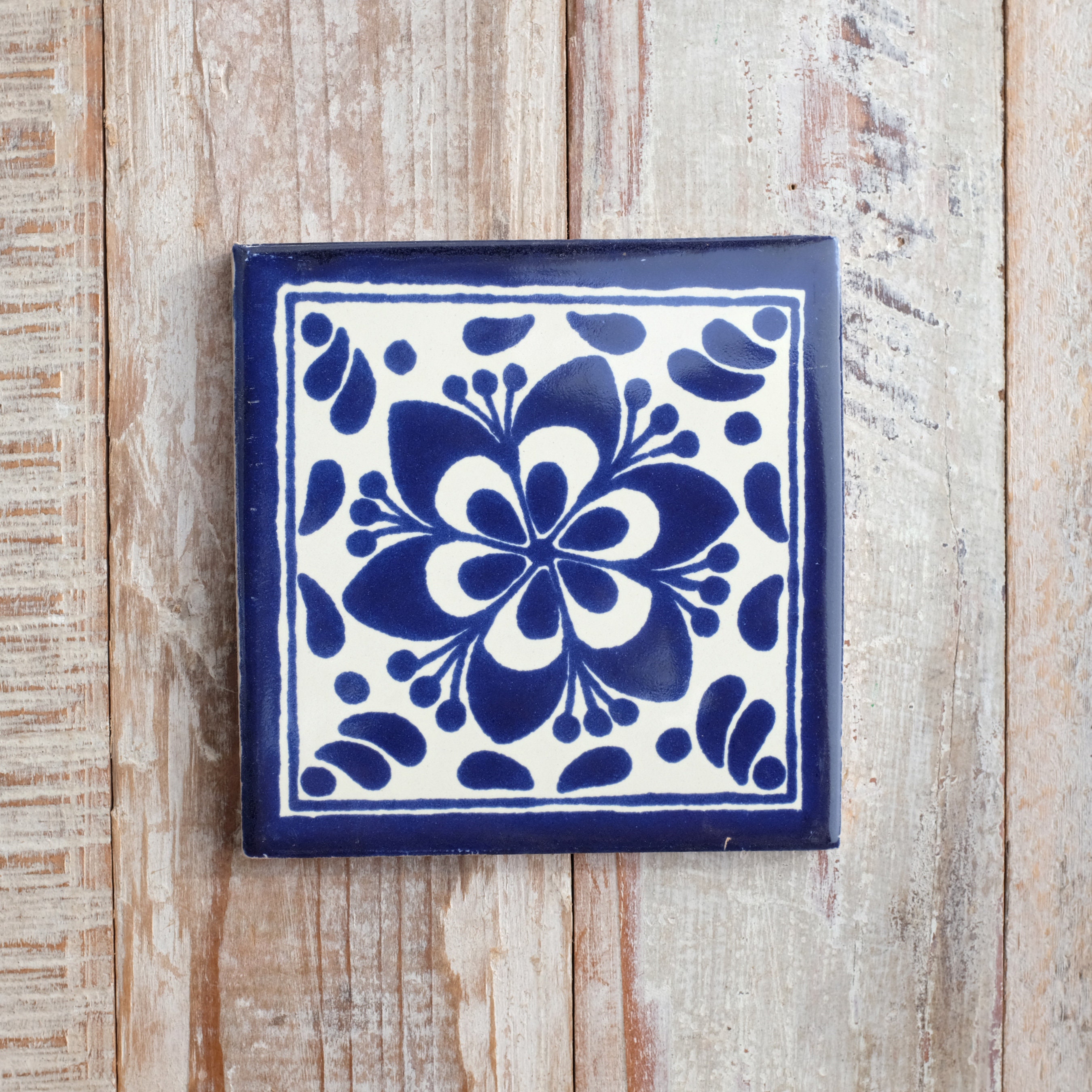 Mexican Wall Tiles LARGE Jardin Azul - Etsy