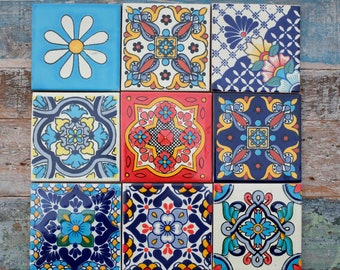 Tile Set of 9 Individual Tiles Large CONVENTO