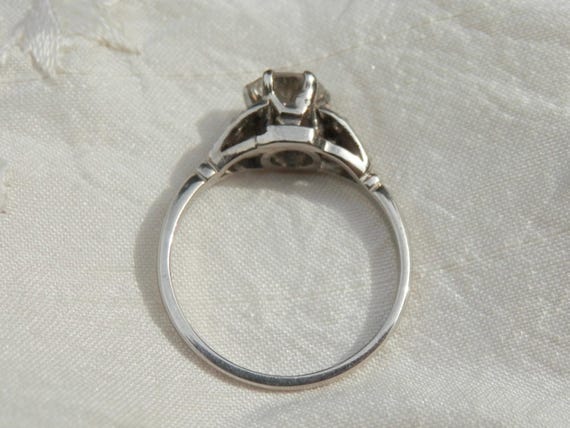 Antique diamond solitaire ring, independent valua… - image 2