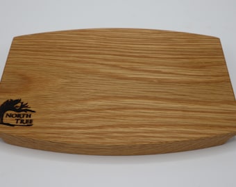 Handmade White Oak Small Cutting Board, Kitchen Bar Board (9" x 6" x 3/4")