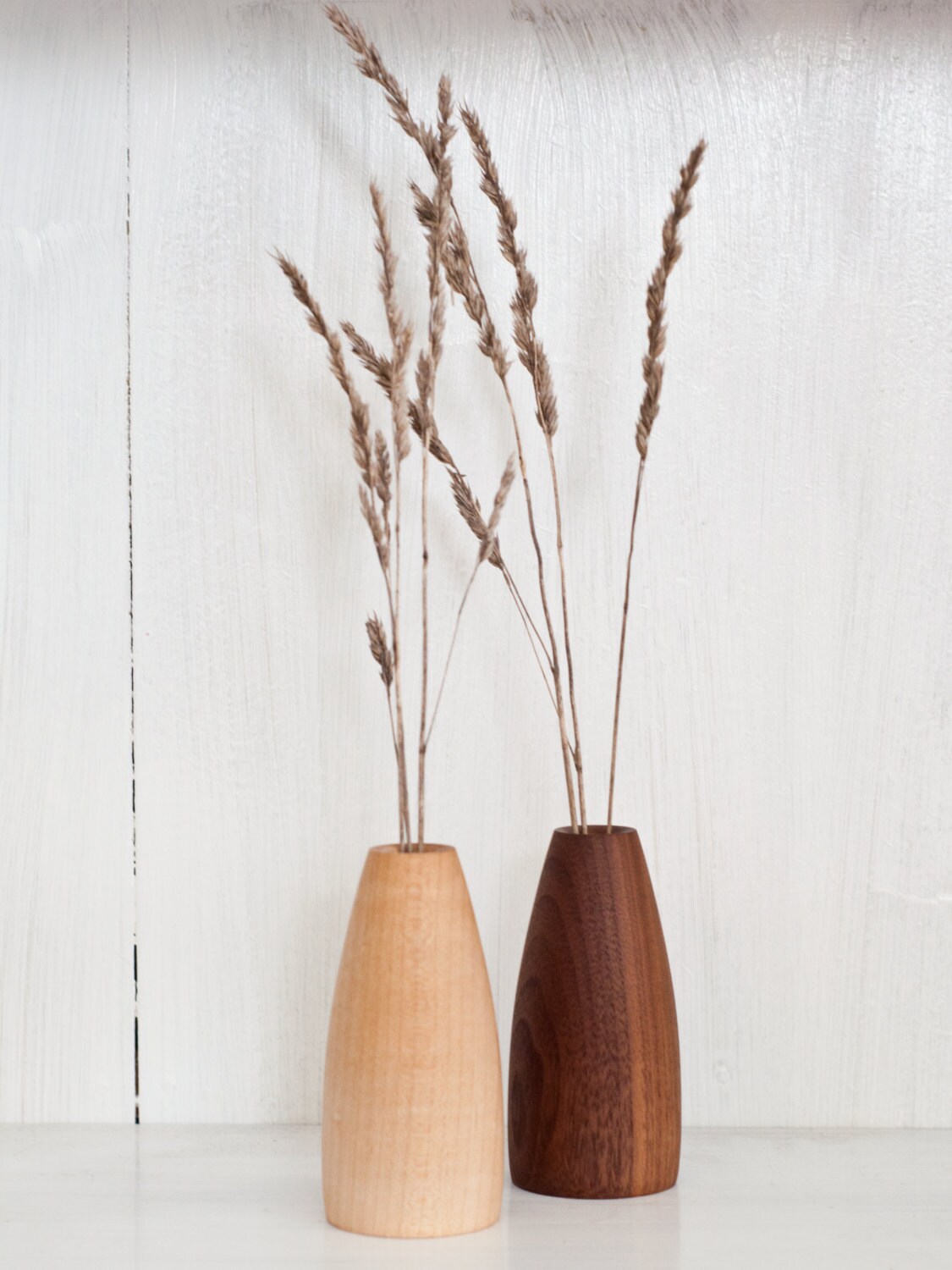 Vase Weed Pot Stick Pot Wood Bud Vase Wooden Vase Mini Etsy