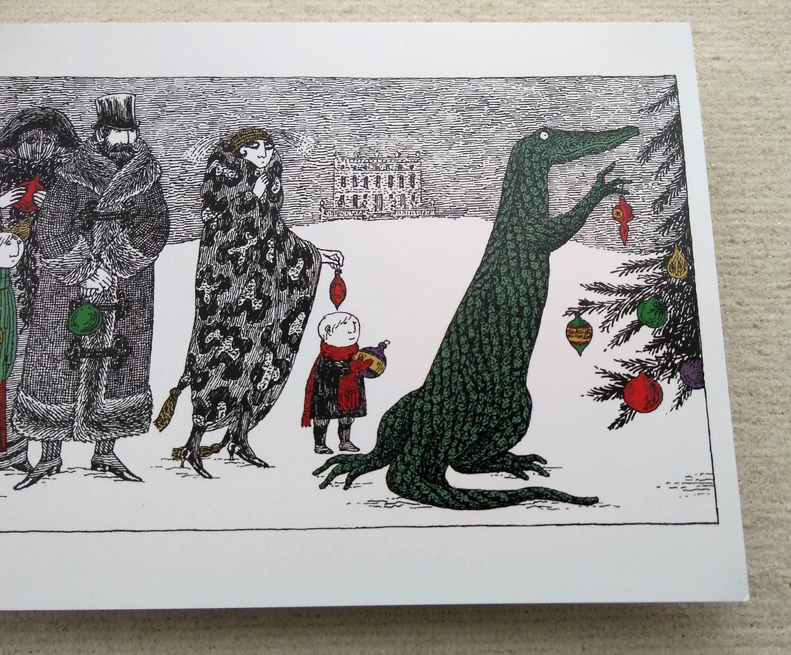 Edward Gorey Fruitcake Christmas Cards 