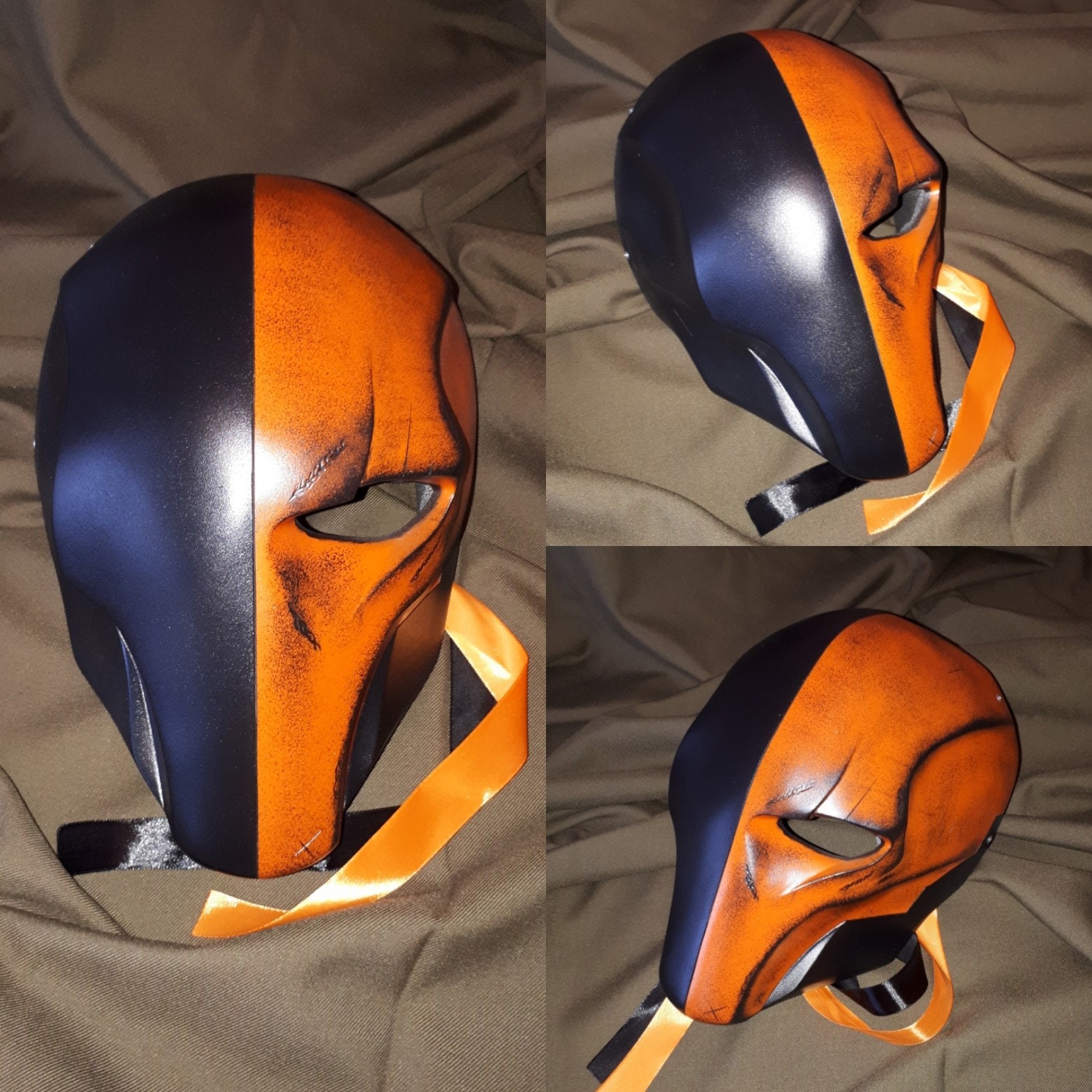 Inspired Deathstroke Mask One Eye Version Deathstroke Helmet Etsy