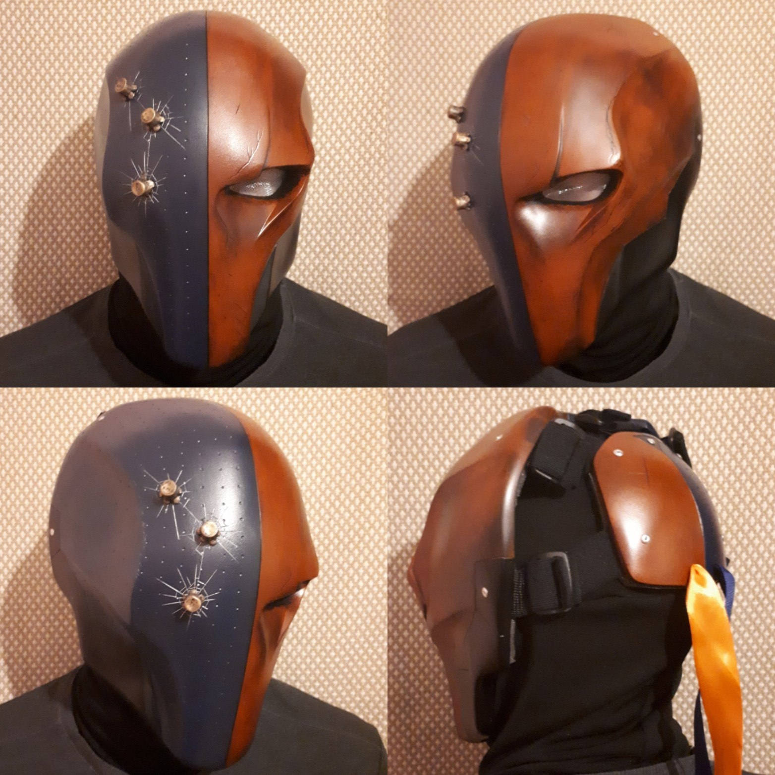 Inspired Deathstroke Mask One Eye Version Deathstroke Helmet Etsy