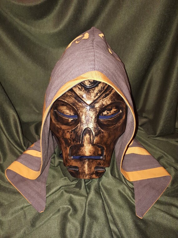 Hood For Dragon Priest Mask Skyrim Handmade Prop Replica The Etsy
